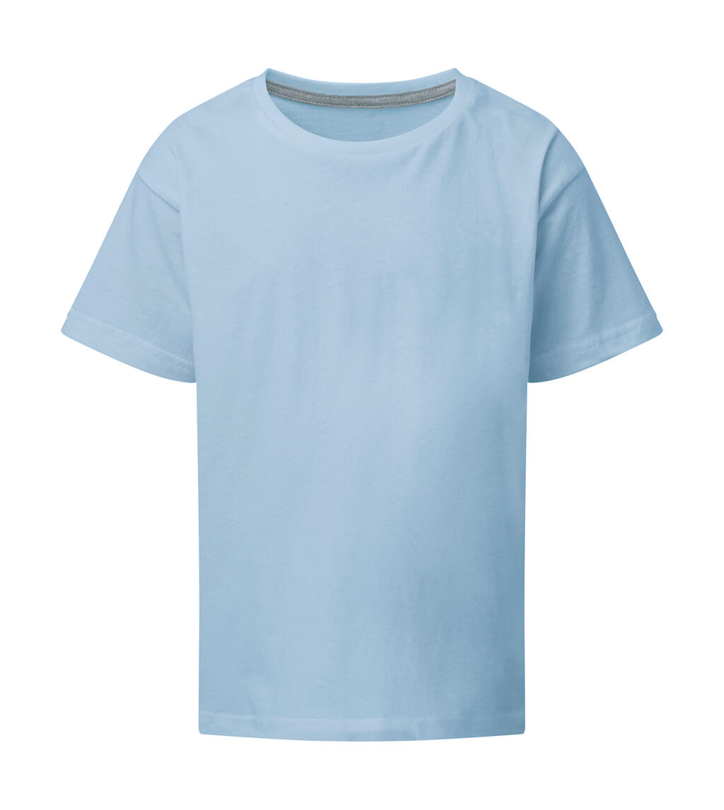 Signature Kinder-T-Shirt ohne Etikett - 320 - Himmel