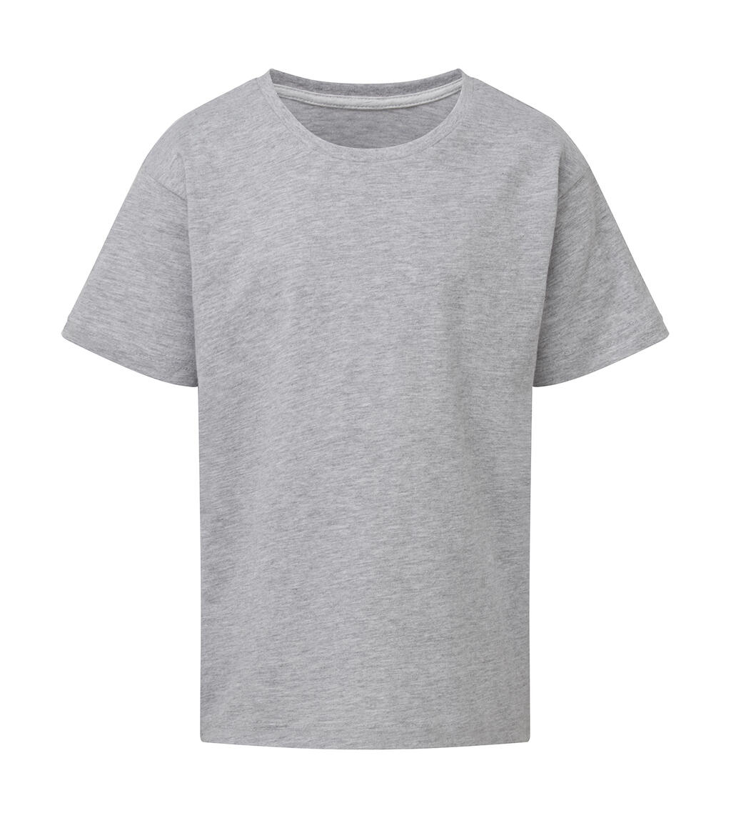 Signature Kinder-T-Shirt ohne Etikett - 719 - LIGHT OXFORD