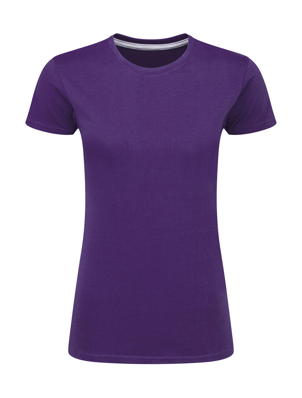 Damen-T-Shirt mit Signatur ohne Etikett - 349 - Lila