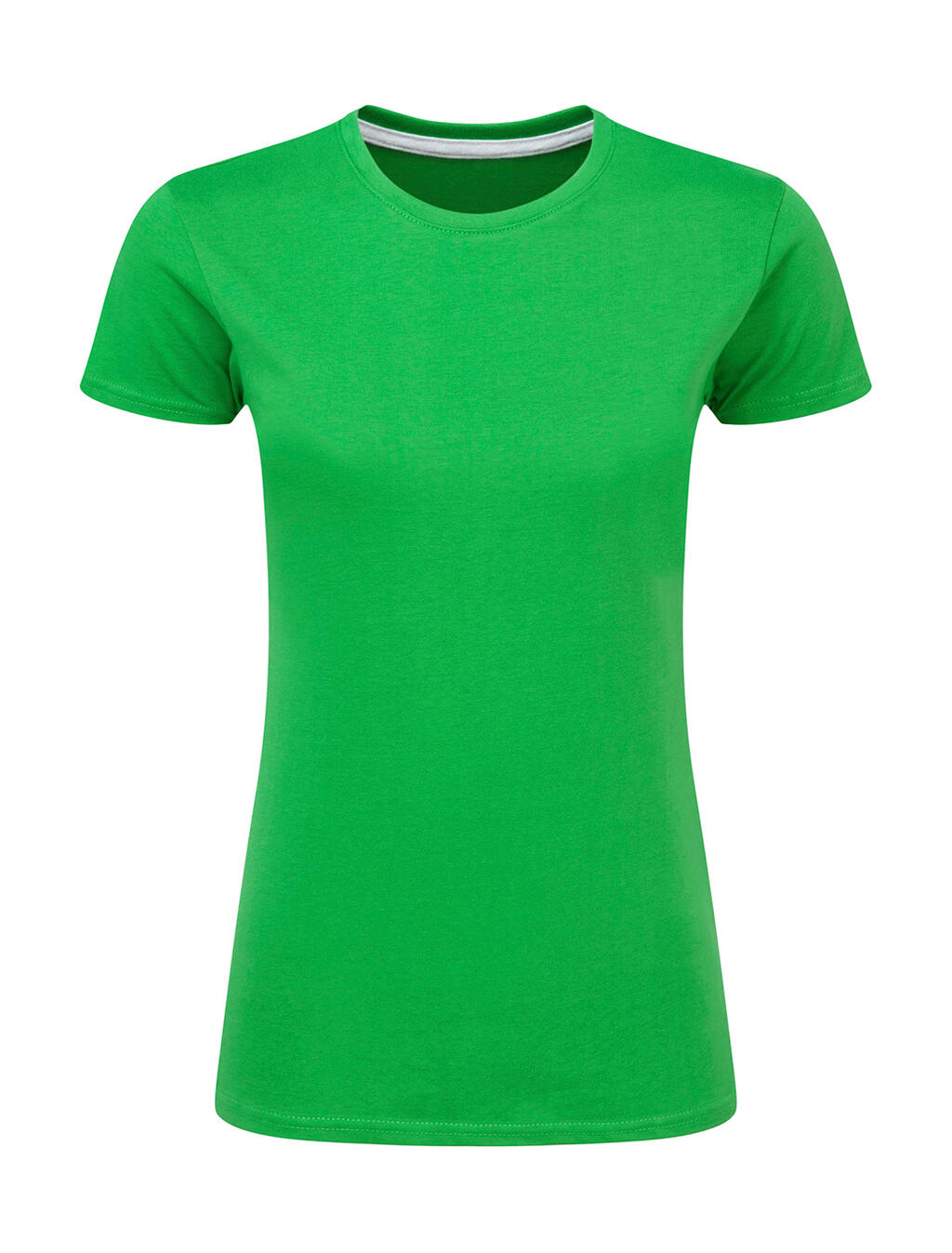Damen-T-Shirt mit Signatur ohne Etikett - 518 - Kelly Green
