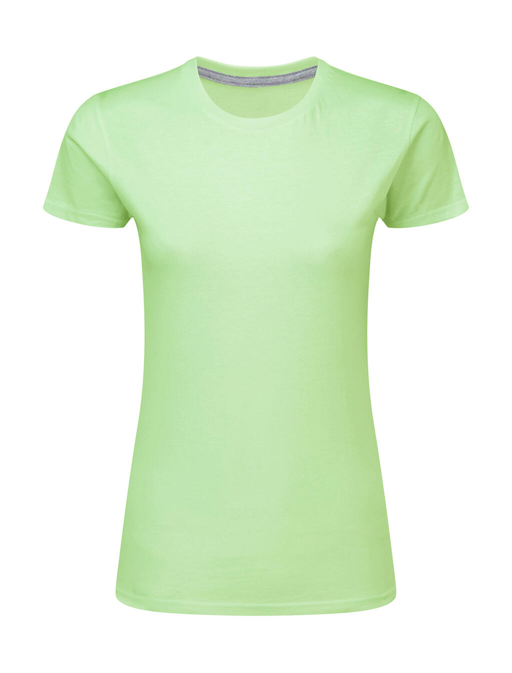 Damen-T-Shirt mit Signatur ohne Etikett - 513 - Neo Mint