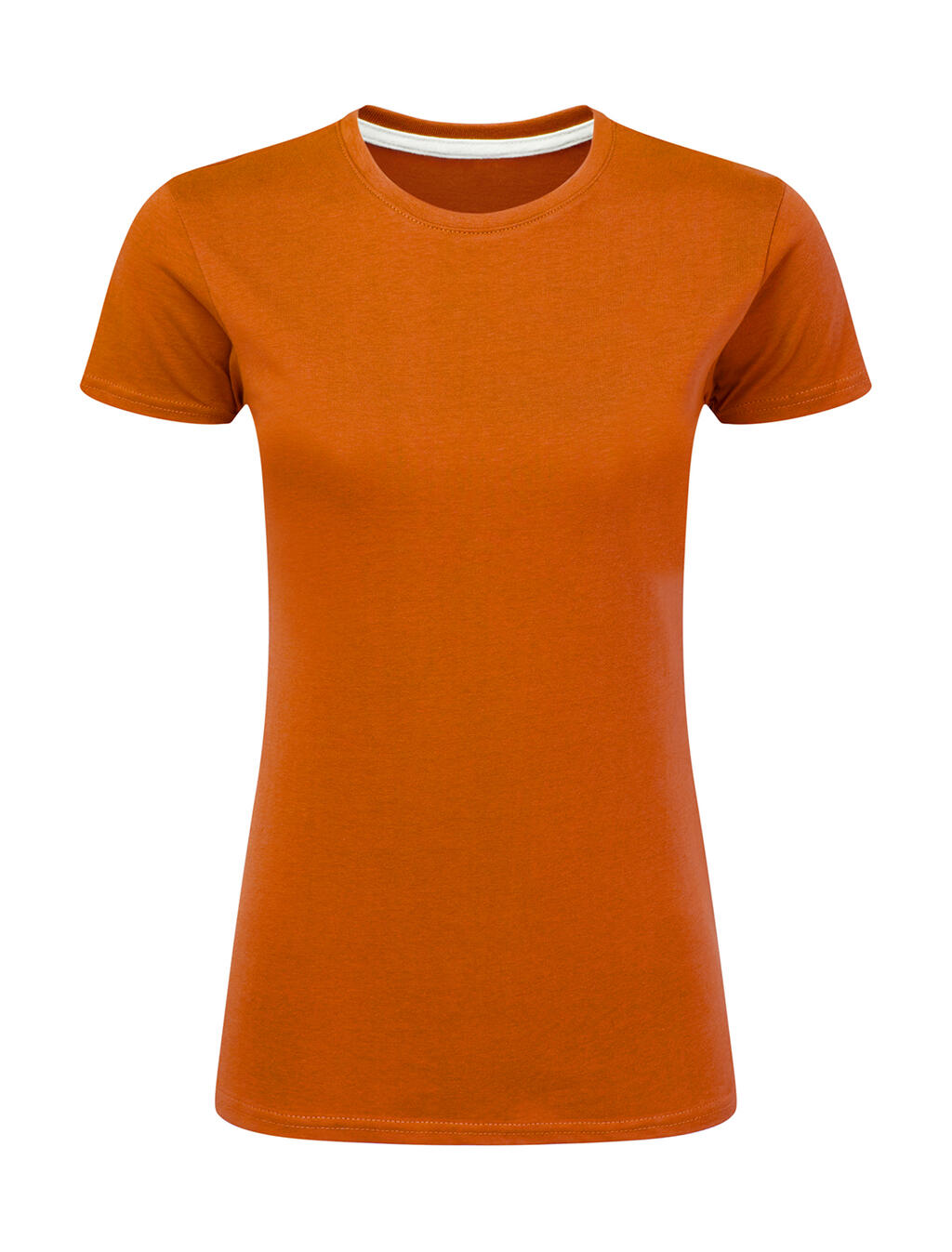 Damen-T-Shirt mit Signatur ohne Etikett