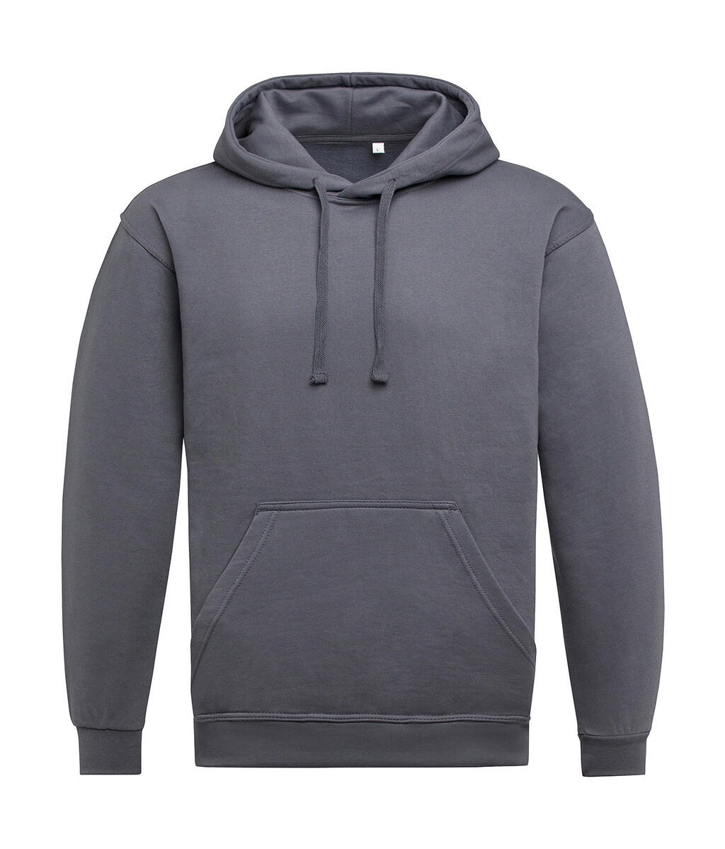 Unisex-Kapuzenpullover - 130 - Holzkohle