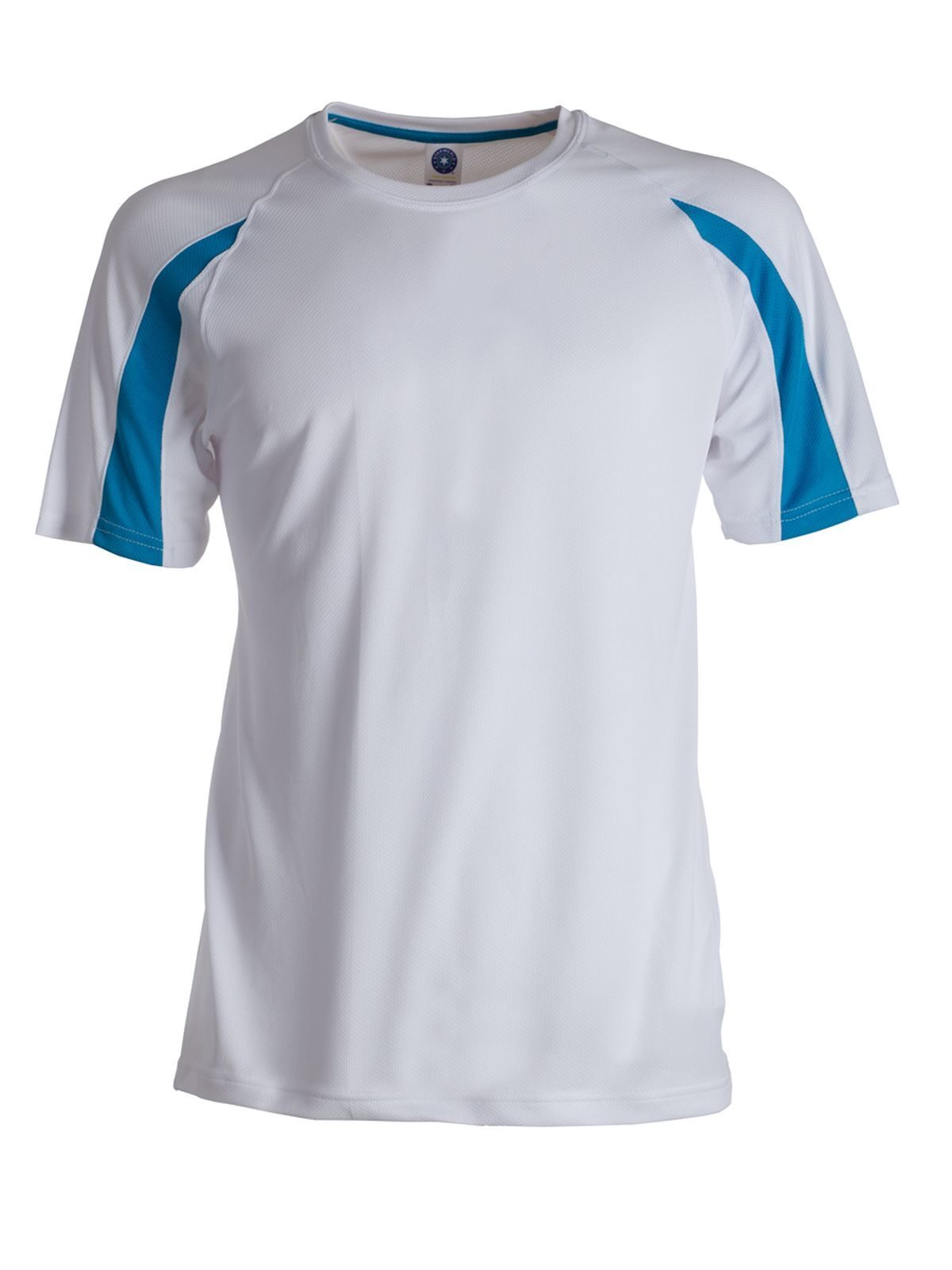 Unisex-Sport-T-Shirt mit Kontrastfarben - 79 - Atoll