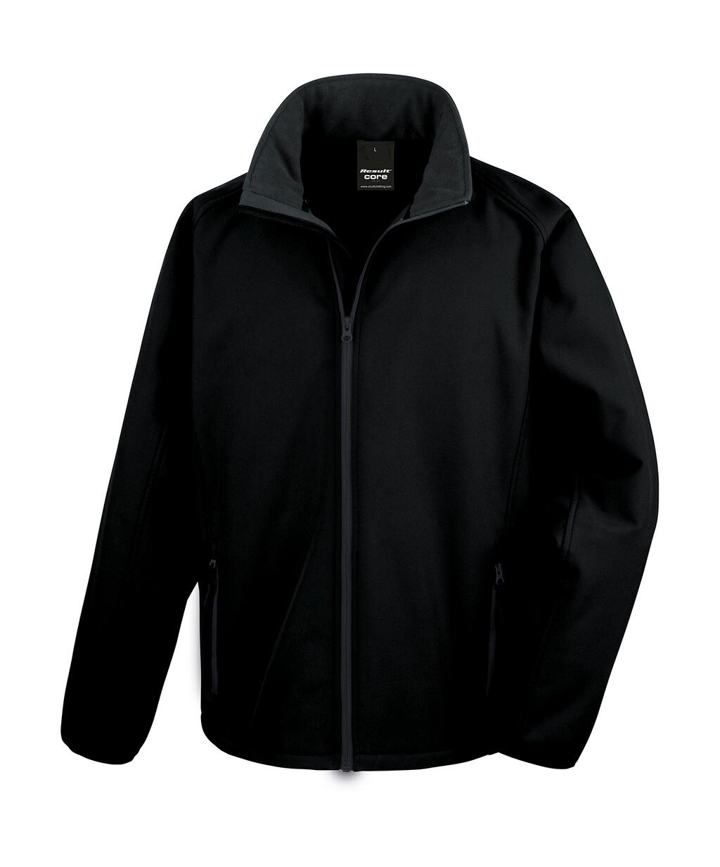 Bedruckbare Softshelljacke - 177 - Schwarz/Schwarz