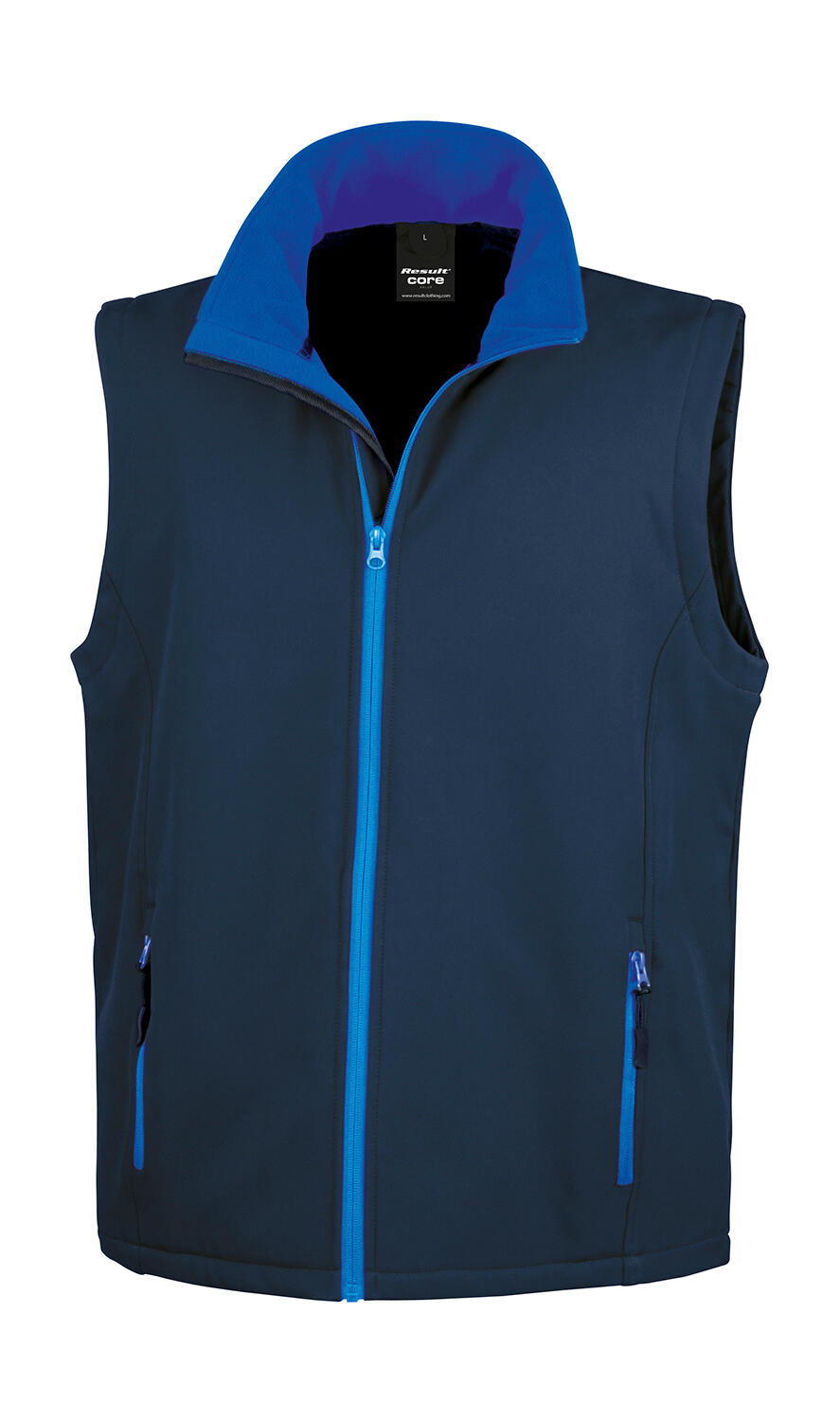 Bedruckbare Softshell-Weste - NVJA - Navy/Jasmine