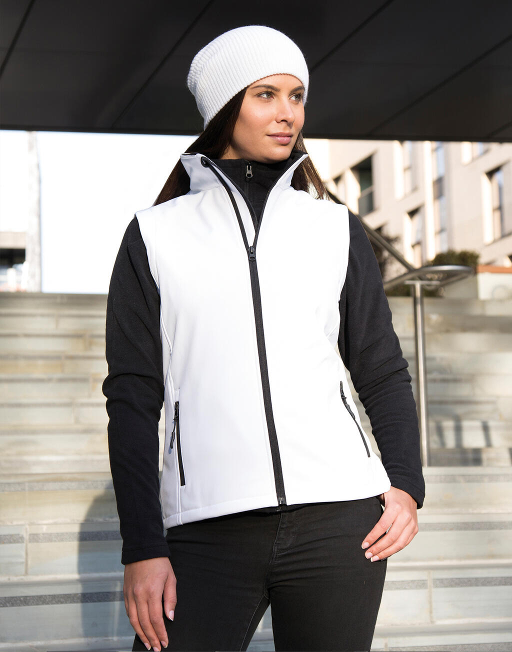 Bedruckbare Softshellweste für Damen