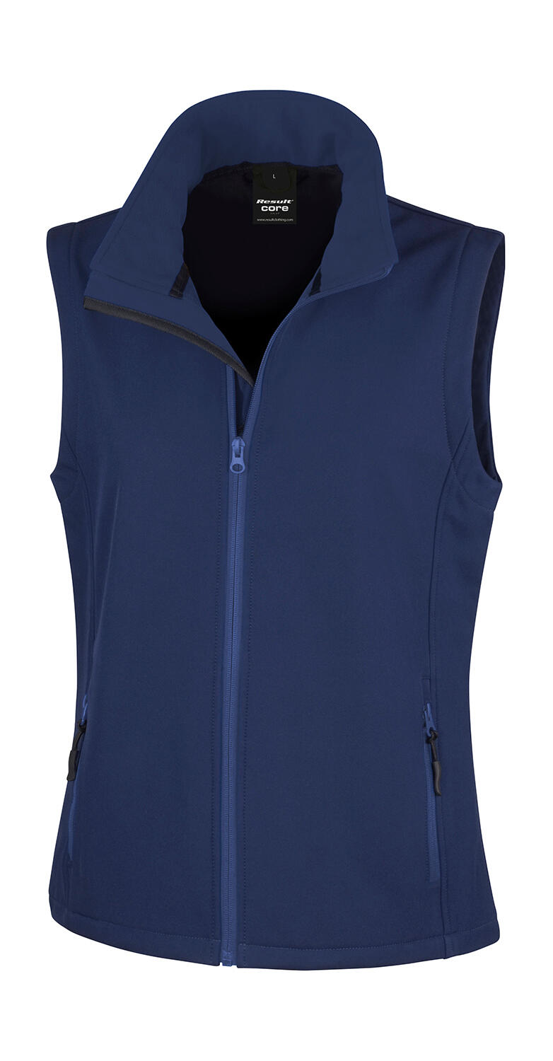 Bedruckbare Softshellweste für Damen - 248 - Marine