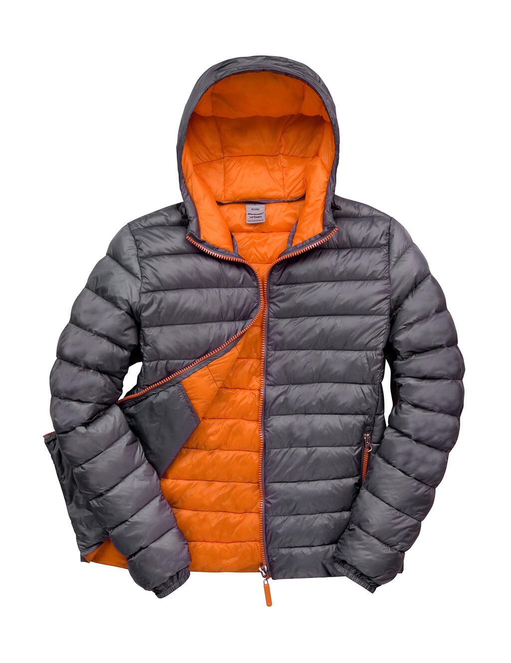 Snow Bird Kapuzenjacke - 162 - Grau/Orange