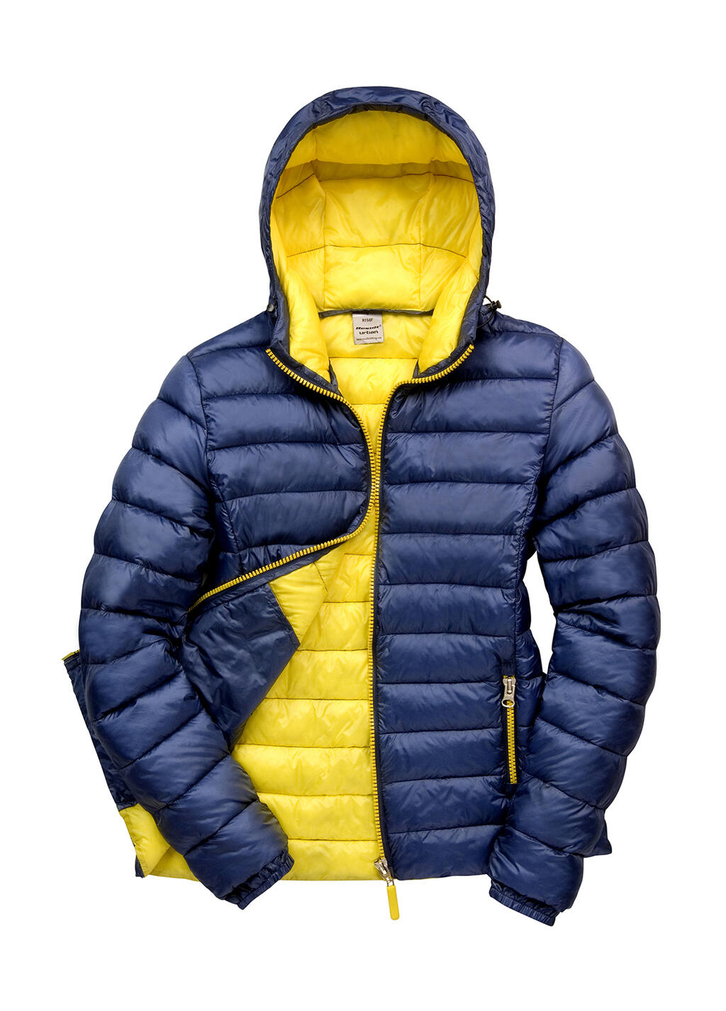 Damen-Kapuzenjacke Snow Bird - 272 - Marineblau/Gelb
