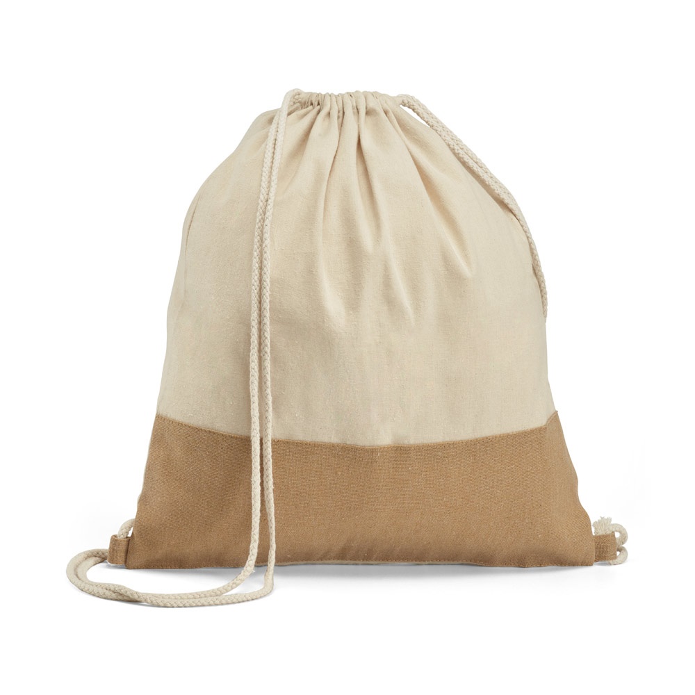 SABLON. Rucksack mit Kordelzug aus 100 % Baumwolle (160 g/m²)