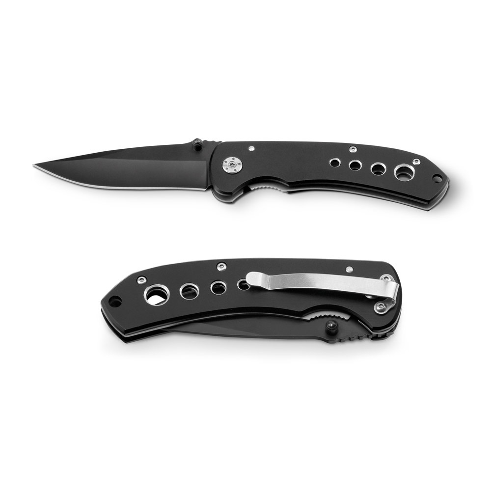 NINJA. Taschenmesser aus Edelstahl und Metall.