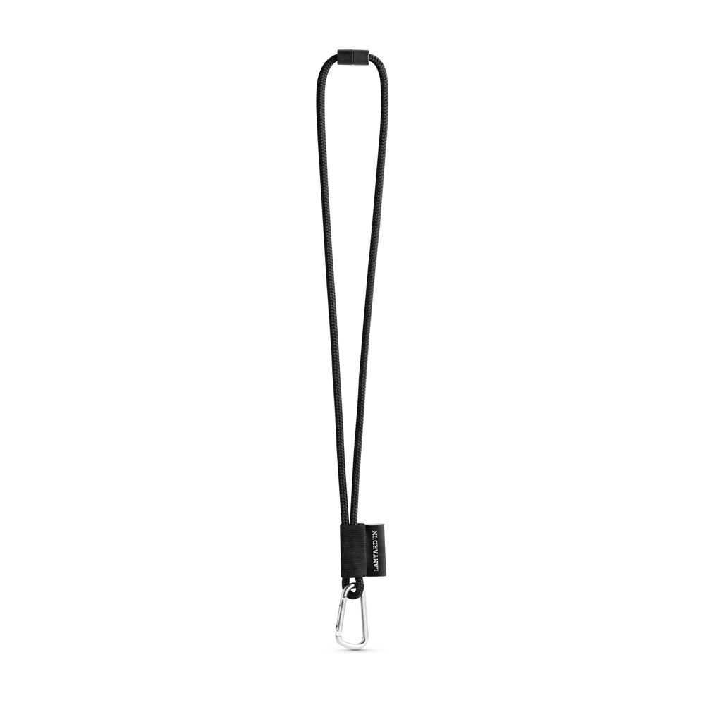 75091. NAUTIC Lanyard-Set, lang (Ø 7 mm), mit 55 mm D-Ring-Karabiner und Ø 7 mm Sicherheitsverschluss