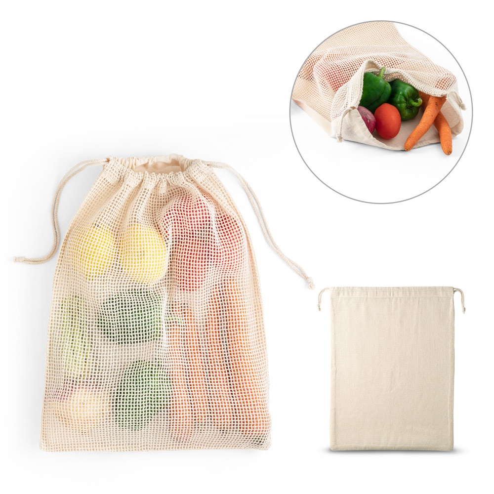 NEAPEL. Tasche aus 100 % Baumwolle (120 g/m²) mit Vorderseite aus 100 % Baumwollstrick (100 g/m²).