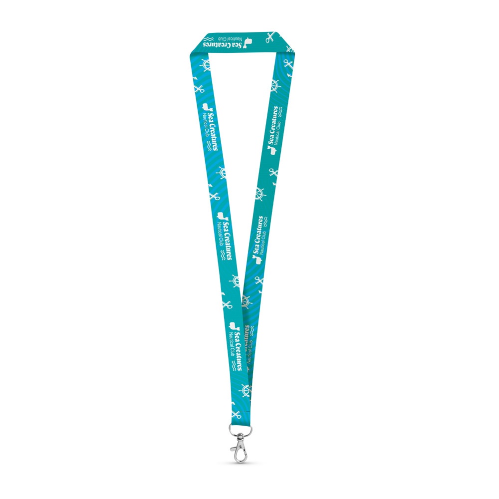 BRIGHTON. SUBLIMATION Long II Lanyard-Set (20 mm) mit 20 mm Hebelkarabinerhaken