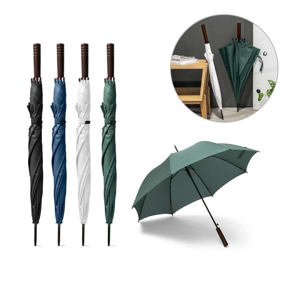 APOLO. Regenschirm aus recyceltem Polyester (100 % rPET) mit automatischer Öffnung.
