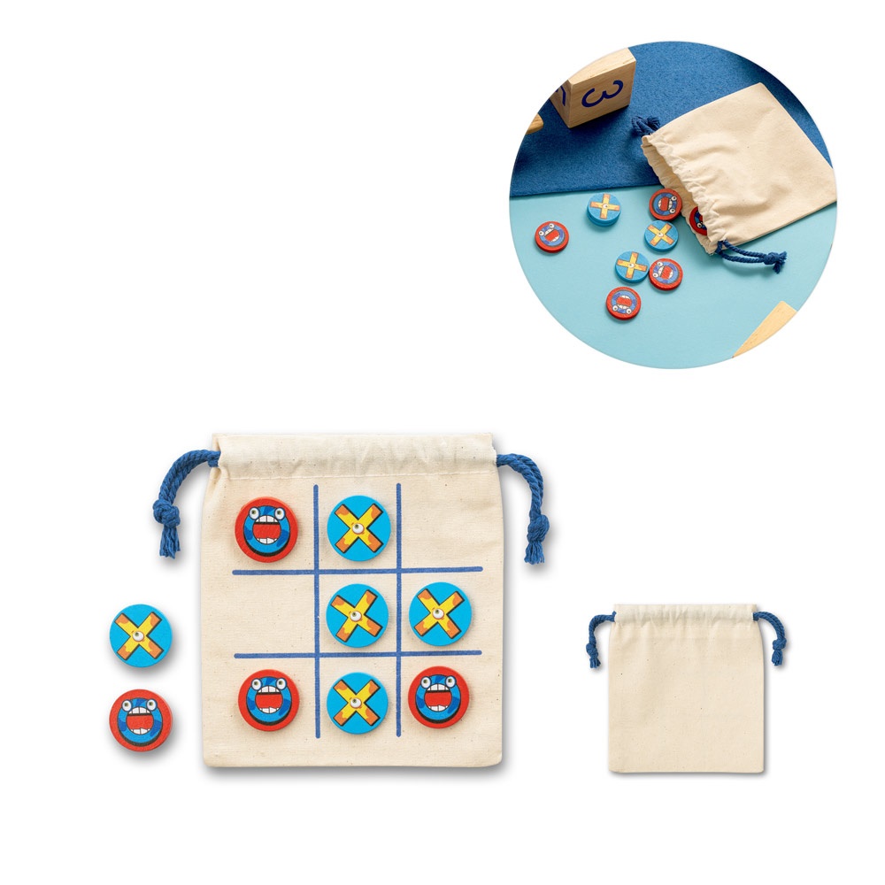 KREUZE. Ein klassisches Tic-Tac-Toe-Spiel mit 10 Sperrholzfiguren.