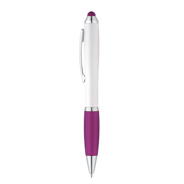 SANS BK. Kugelschreiber mit Metallclip - 132 - Viola