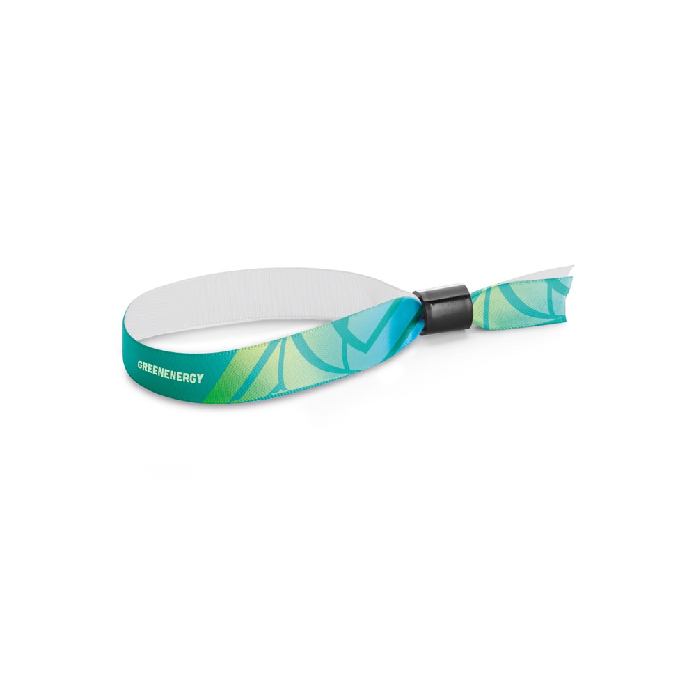MENDOZA. SUBLIMATION Schmale Lanyard-Sets I (15 mm) Polyester-Armbänder mit Sicherheitsverschluss