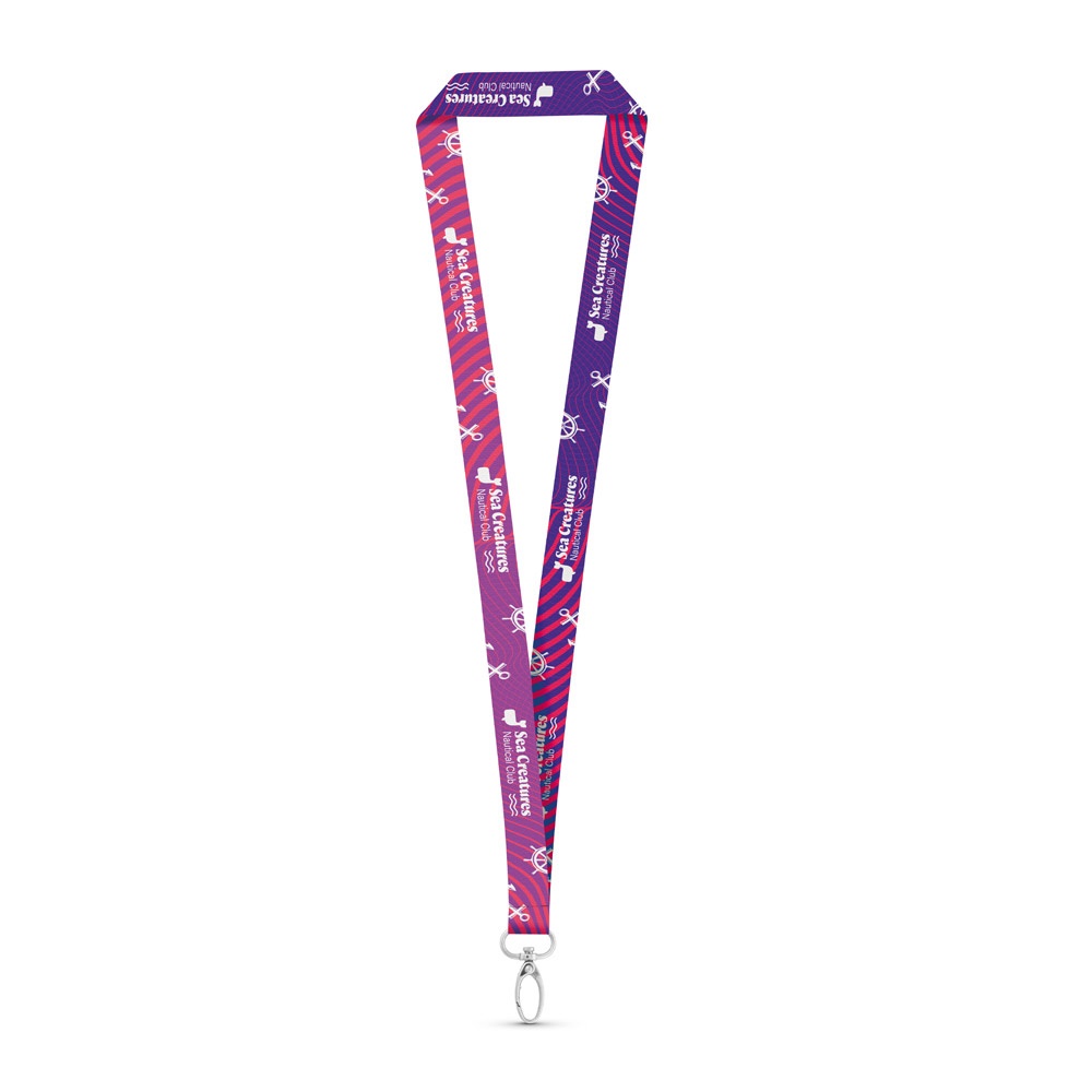 MANILA. SUBLIMATION Lanyard Set Long II (20 mm) mit 20 mm ovalem Karabiner