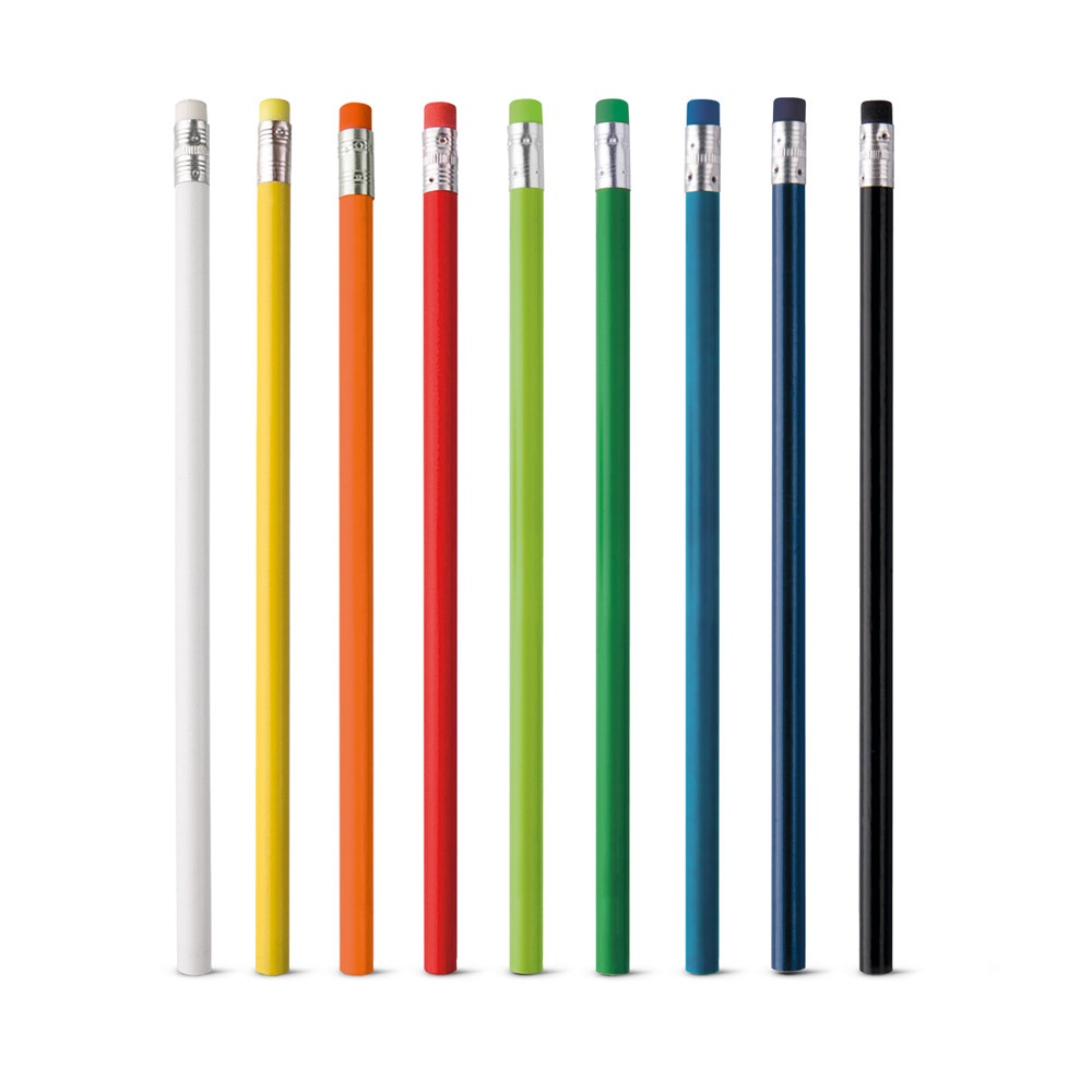ATENEO. Graphitstift mit Radiergummi und HB-Härte.
