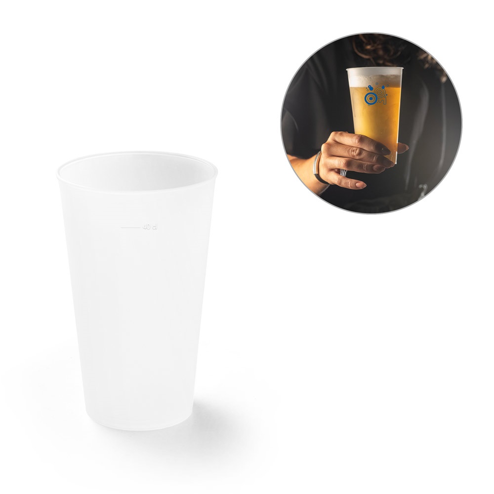 KANE. 500 ml PP-Festivalglas