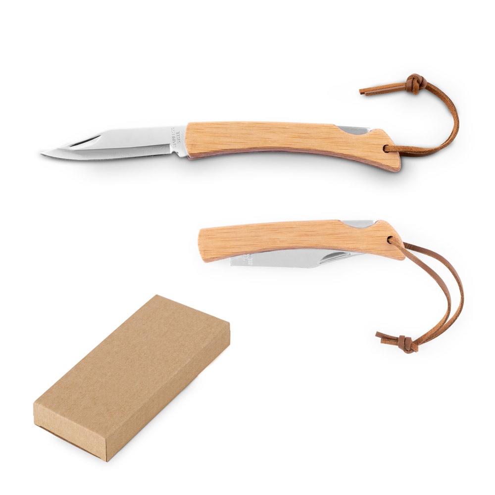 RANGER. Messer mit Klinge aus Edelstahl und Bambusgriff.