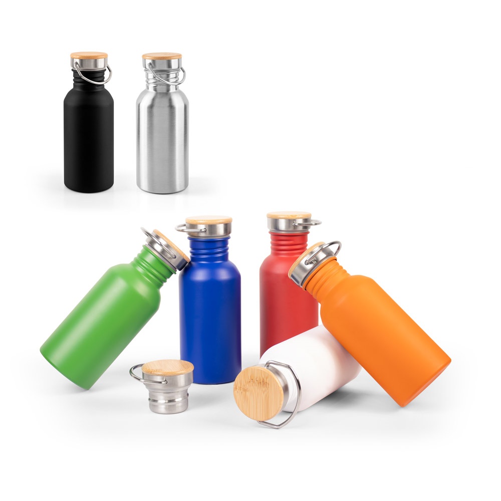 EWING. Einwandige Edelstahlflasche (90 % recycelt)