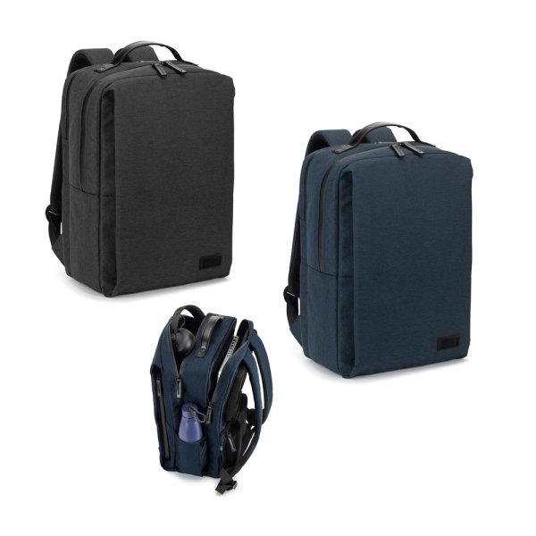 GLASGOW. Laptop-Rucksack (17") aus hochdichtem 600D-Recycling-Polyester (20 l)