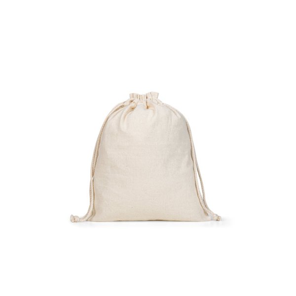 GESCHENKVERPACKUNG M. Mittlere Tasche, 100 % Baumwolle (120 g/m²) - 150 - Hell natürlich