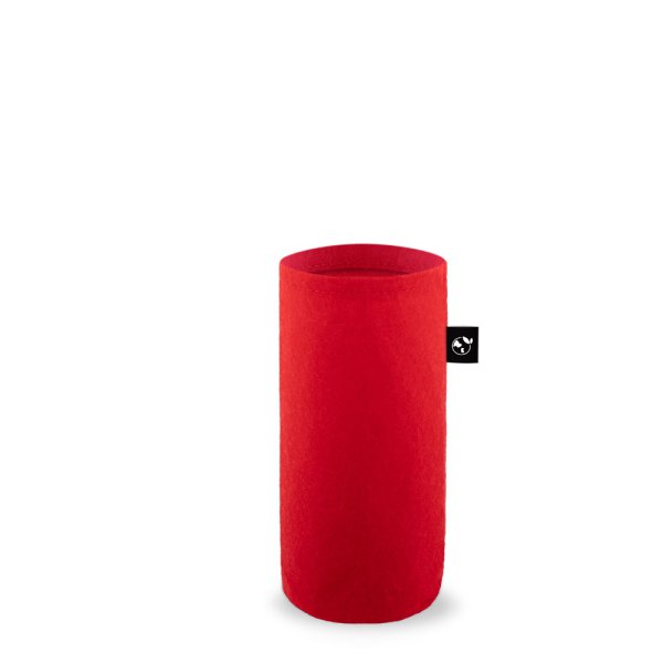 STOREY. Hülle aus recyceltem Filz (100 % rPET), ideal für Wasserflaschen - 105 - Rot