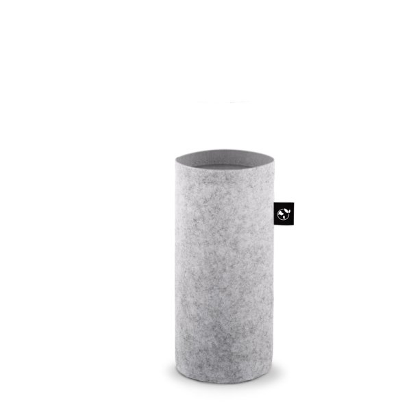 STOREY. Hülle aus recyceltem Filz (100 % rPET), ideal für Wasserflaschen - 123 - 123 – Hellgrau