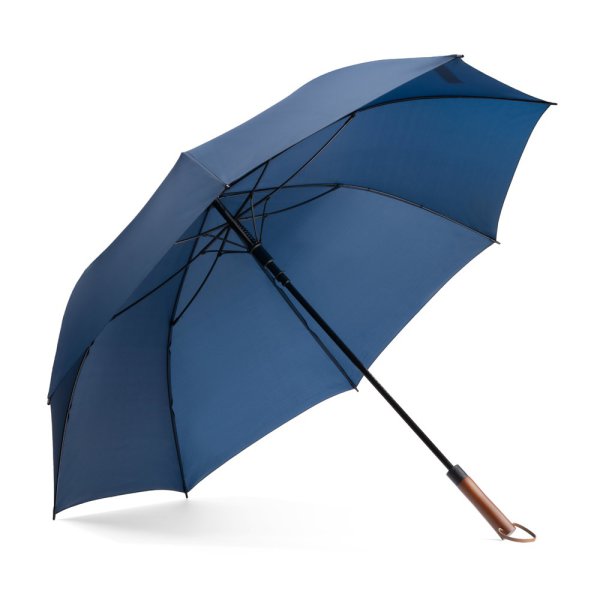 MATEO. Großer Pongee-Regenschirm (30 Zoll) - 104 - Blau