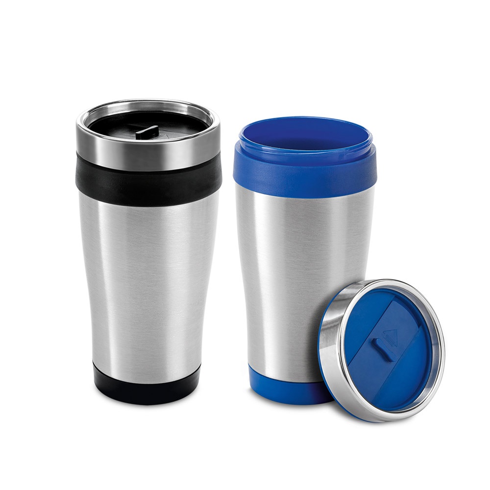 BATUM. Reisebecher aus Edelstahl und PP, 420 ml