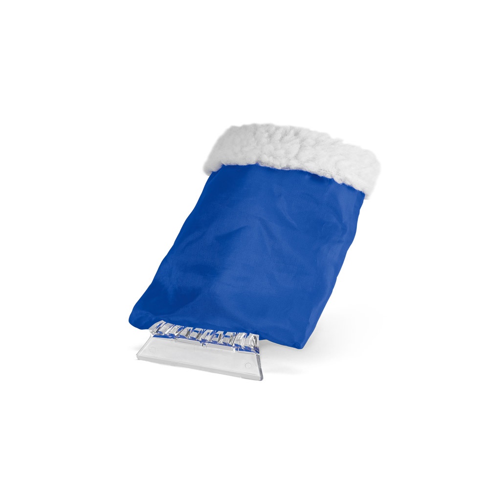 Soldeu. Eiskratzer mit Handschuh