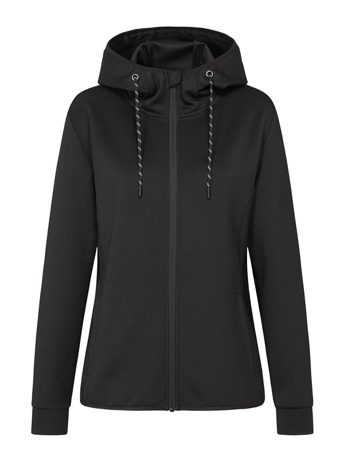 Recycelte Scuba-Jacke für Damen - BLO - Schwarzer Opal