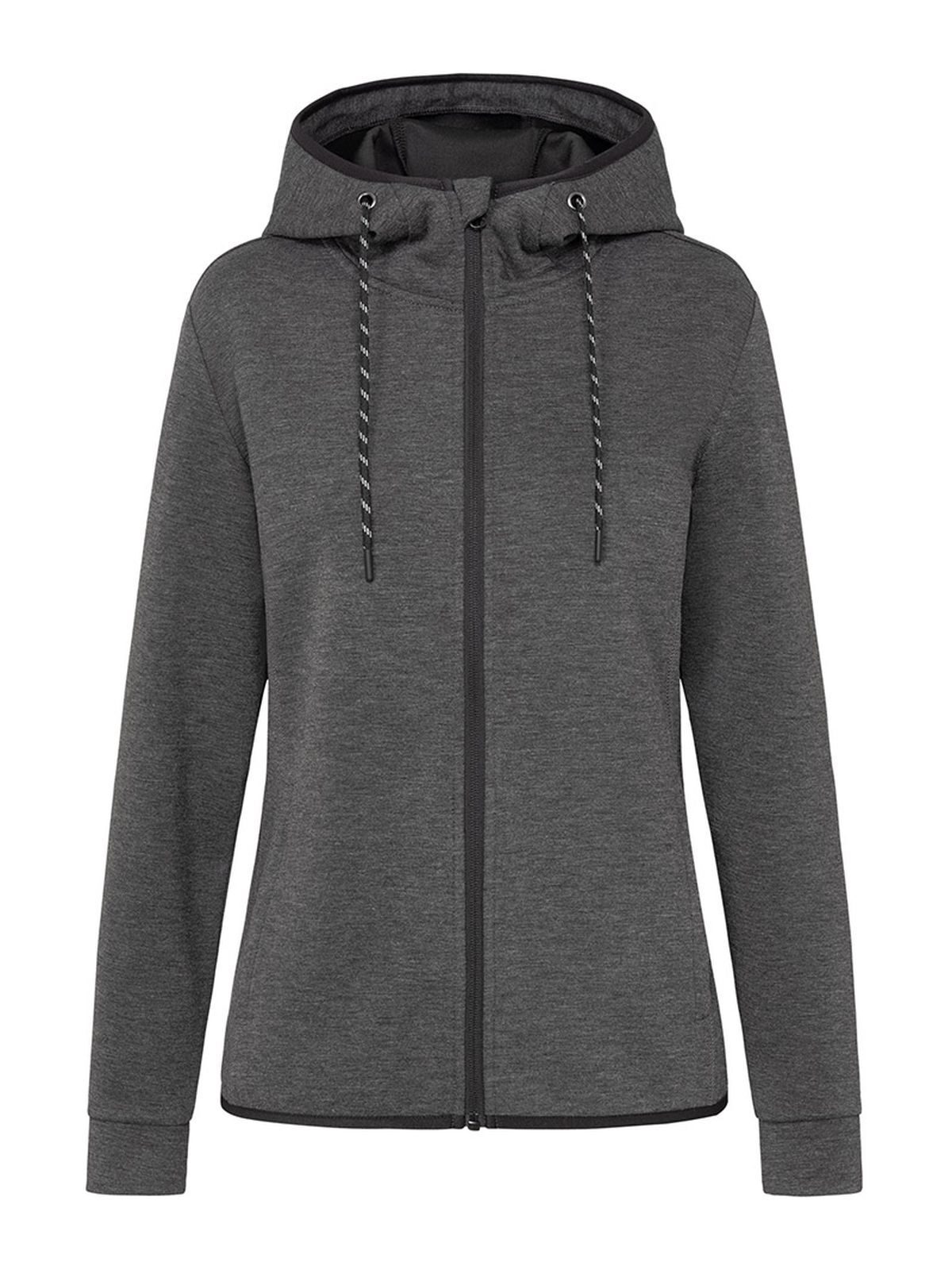 Recycelte Scuba-Jacke für Damen - ANH - Anthra Heidekraut