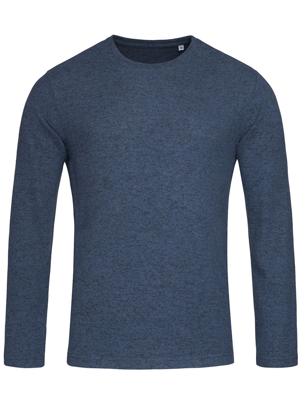 Strickpullover - MBM - Marineblaue Melange