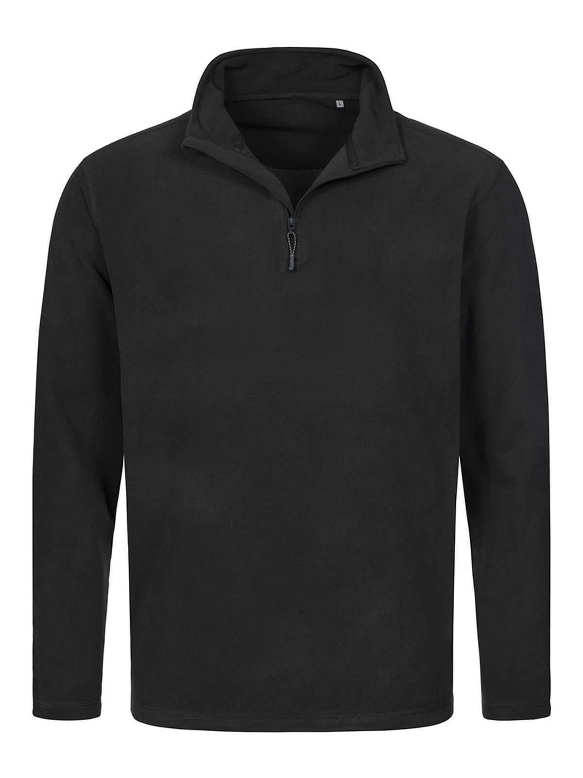 Klassischer Fleece-Halbreißverschluss - BLO - Schwarzer Opal