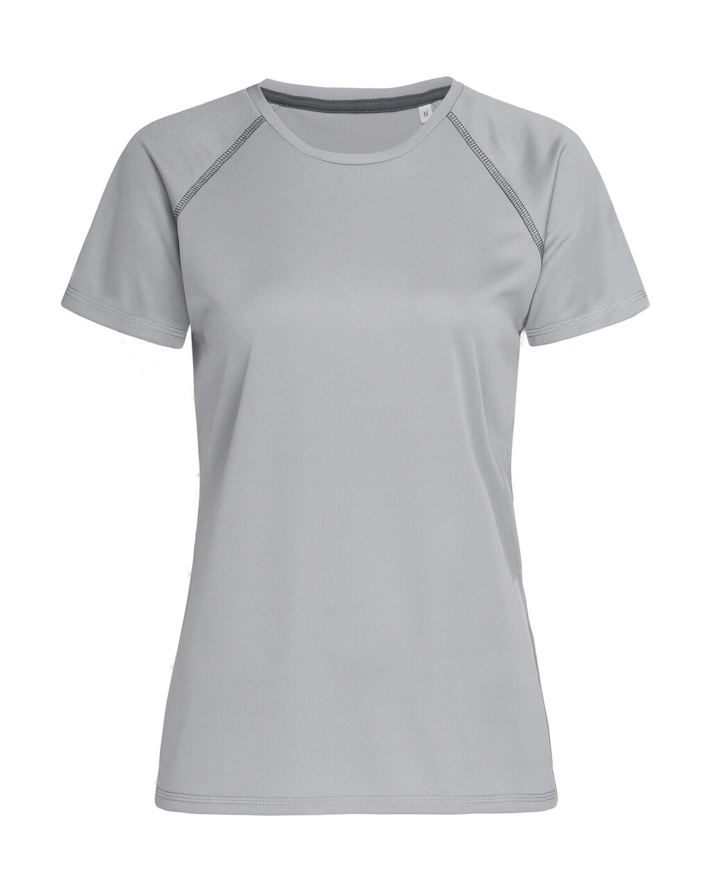 Mesh Team Raglan Damen - SIG - Silbergrau
