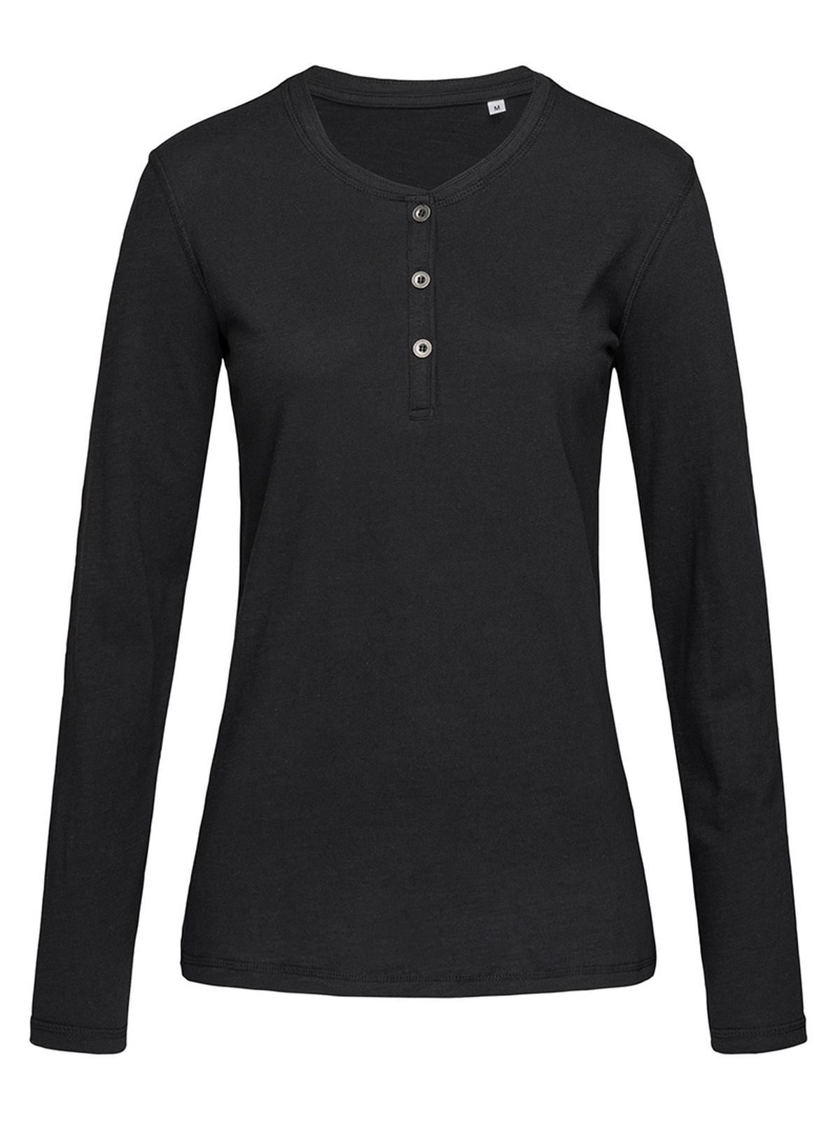 Sharon Henley Langarmshirt - BLO - Schwarzer Opal