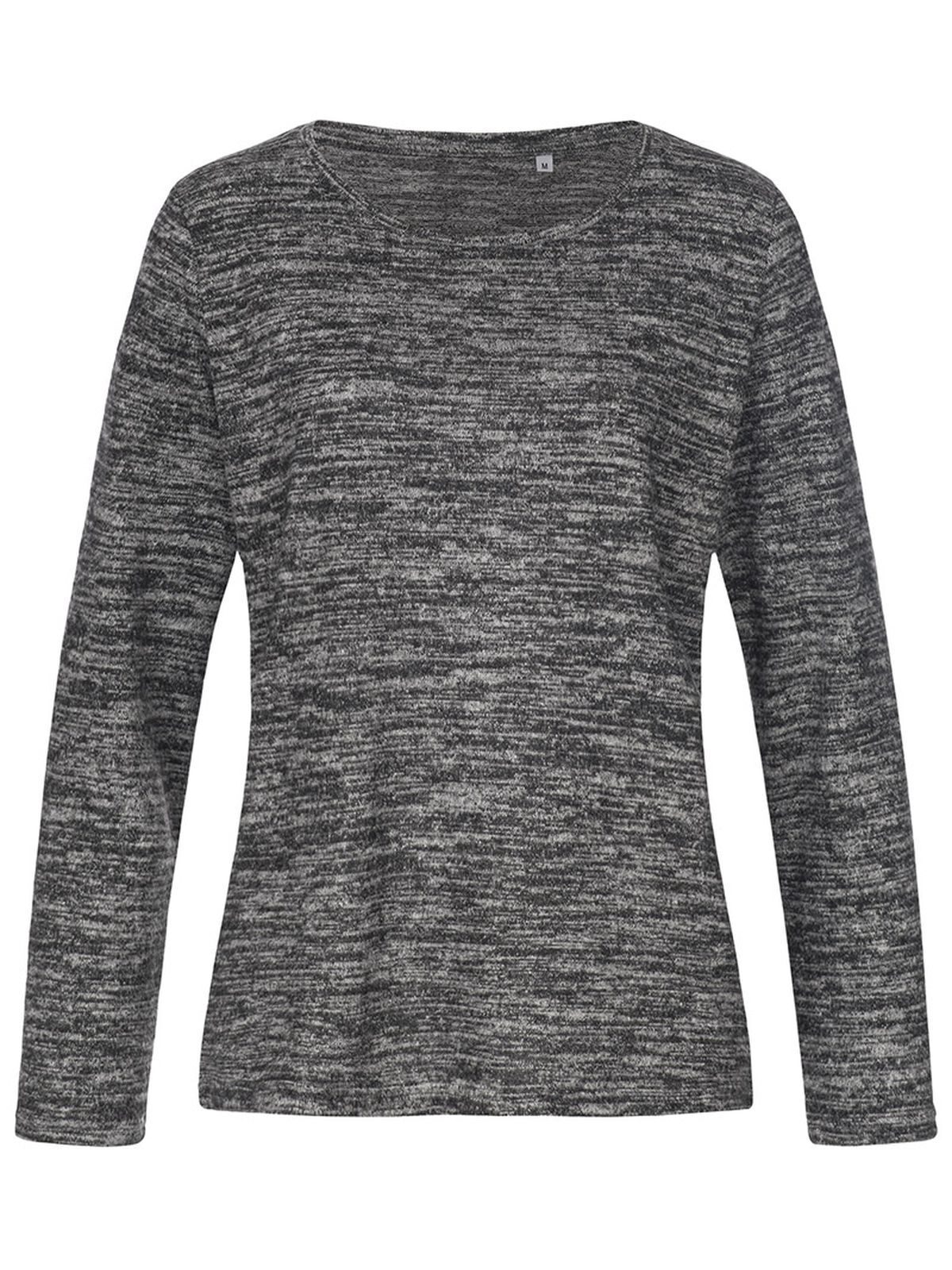 Strickpullover - DGM - Dunkelgrau meliert