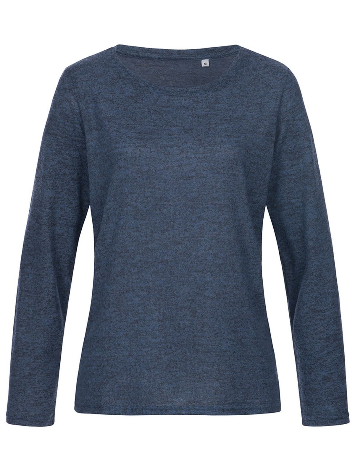 Strickpullover - MBM - Marineblaue Melange