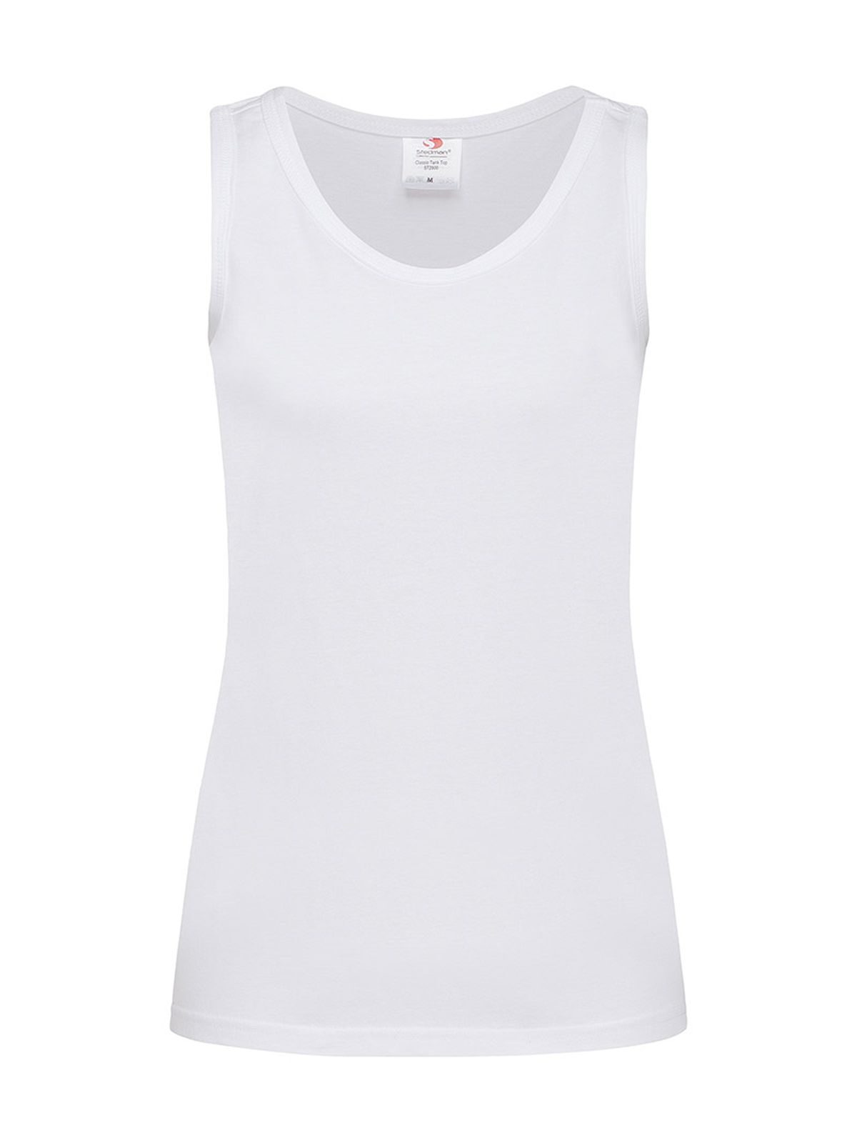 Klassisches Tanktop für Damen - WHI - Weiß