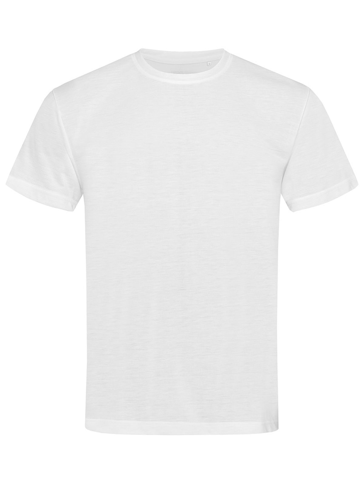 Baumwoll-Touch-T-Shirt - WHI - Weiß