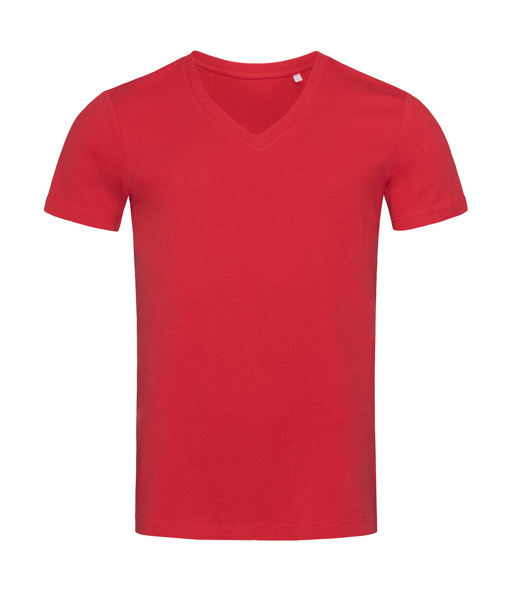 Bio-T-Shirt von James mit V-Ausschnitt