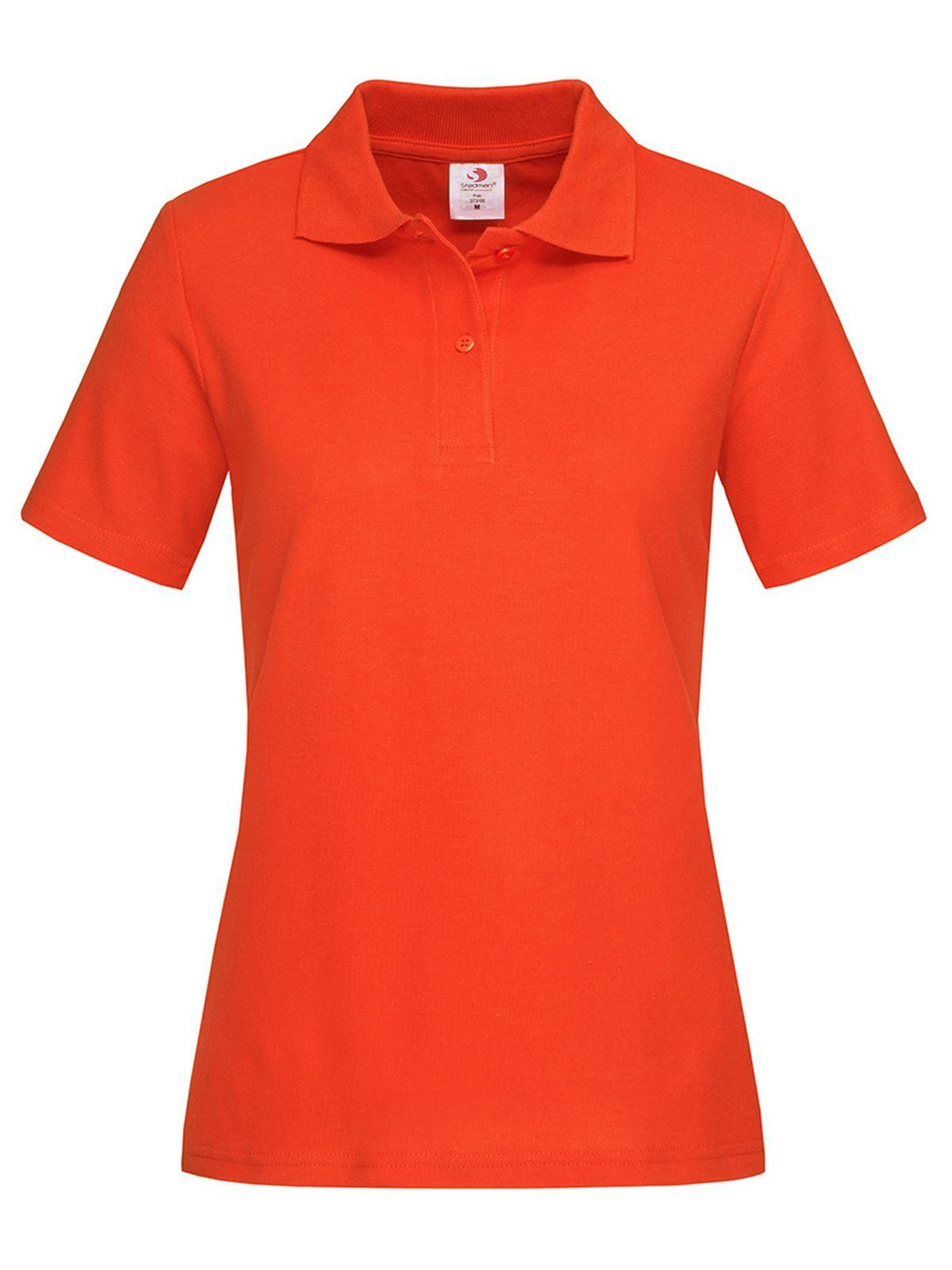 Klassisches Polo für Damen - BOR - Leuchtendes Orange
