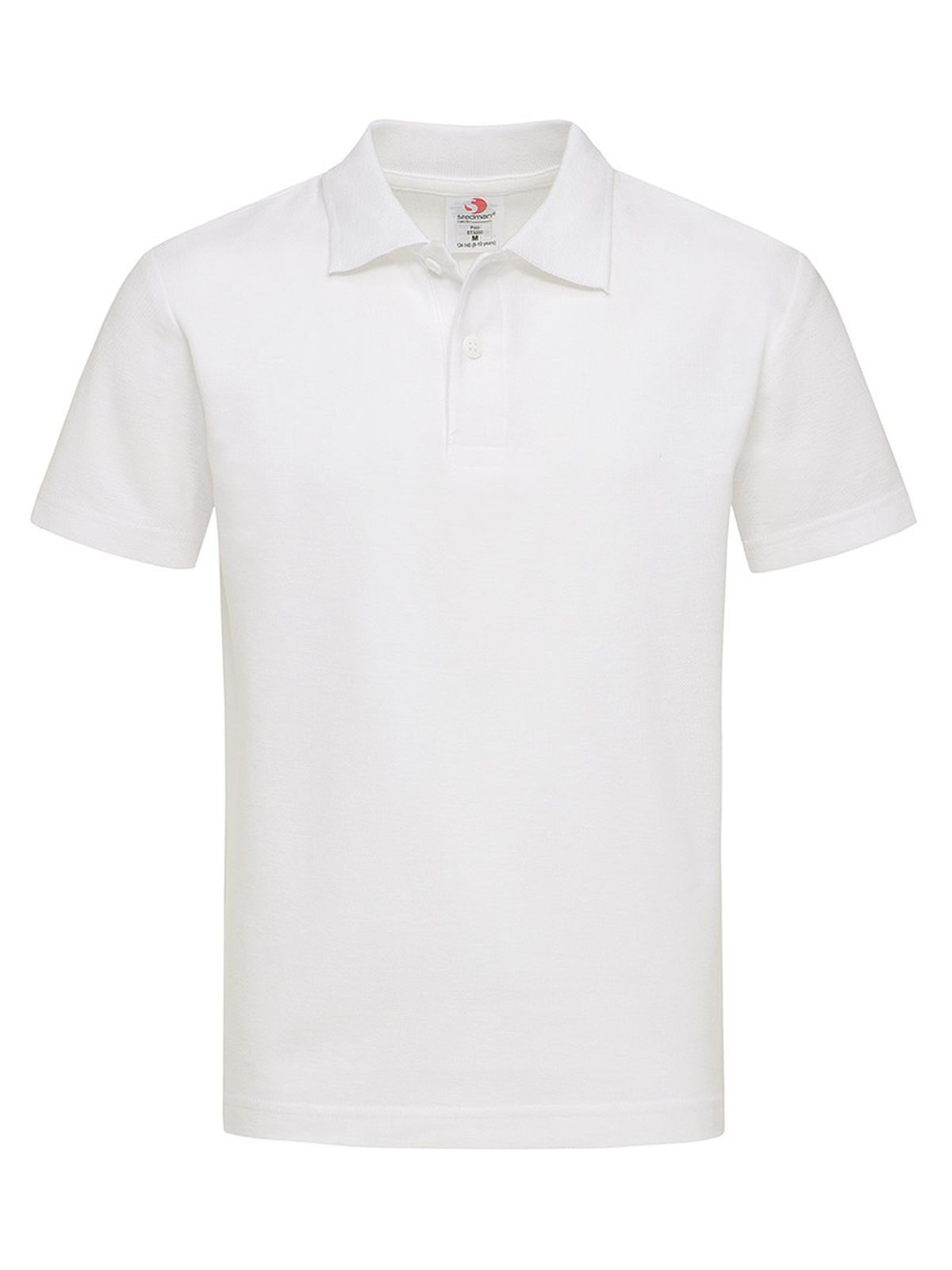 Klassisches Polo für Kinder - WHI - Weiß