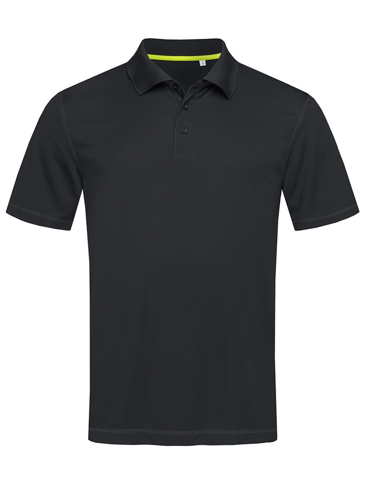 Mesh-Polo - BLO - Schwarzer Opal