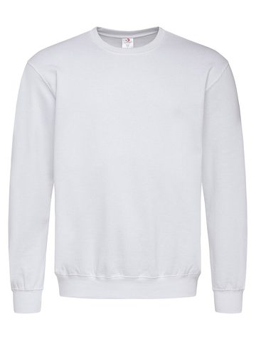 Mittelschweres Sweatshirt - WHI - Weiß
